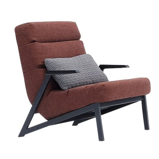 【Hampton 漢汀堡】橋本紅色休閒主人椅(沙發/休閒沙發/椅子/主人椅)