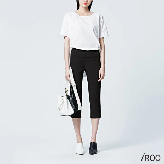 【iROO】基本舒適流行時尚七分褲