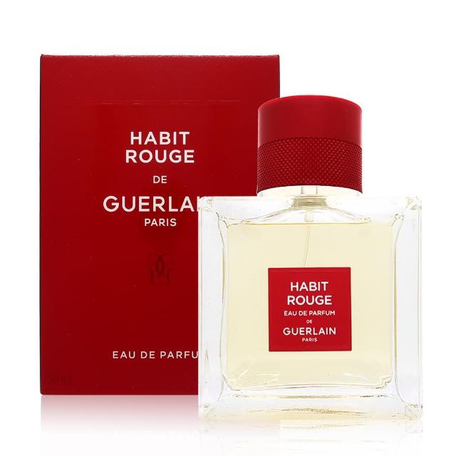 【Guerlain 嬌蘭】Habit Rouge 紅衣騎士男性淡香精 EDP 50ml(新版 平行輸入)