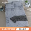 【HOYACASA】60支萊賽爾天絲床包枕套三件組(雙人/加大-多款任選)