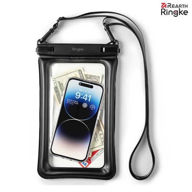 【Ringke】Rearth Floating Waterproof Pouch 黑邊氣囊漂浮防水袋(IPX8 附肩背掛帶)