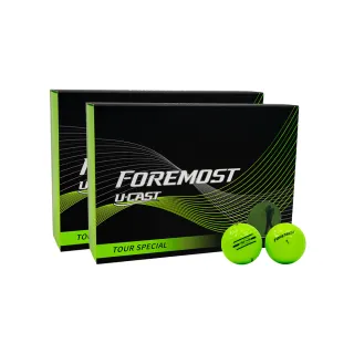 【Foremost】Pro-Tour X3 蘋果綠 三層球 高爾夫球(2024款  色球 漸變球 超遠距)