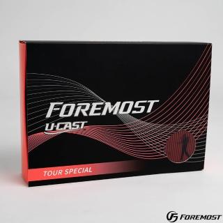 【Foremost】Pro-Tour X3 烈焰紅 三層球 高爾夫球(2024款 色球 漸變紅 超遠距)