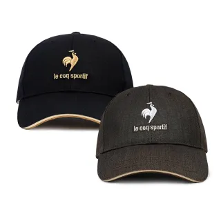 【LE COQ SPORTIF 公雞】休閒運動棒球帽 帽子 男女款-2色-LWS03302