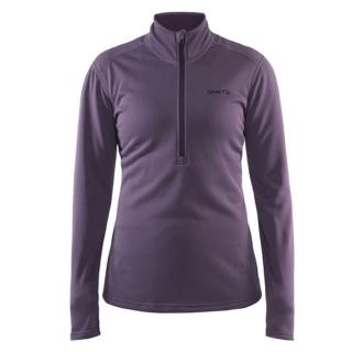 【CRAFT】女 Sweep Halfzip 長袖拉鍊中層衣.排汗衣.運動上衣.立領衫(1905300-750751 紫)