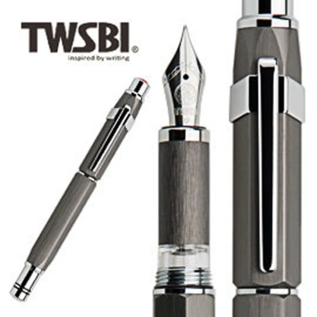 TWSBI 三文堂 《Precision 系列鋼筆》鐵灰色