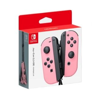 【Nintendo 任天堂】原廠Joy-con 淡雅粉紅 Switch 控制器 手把(臺灣公司貨)