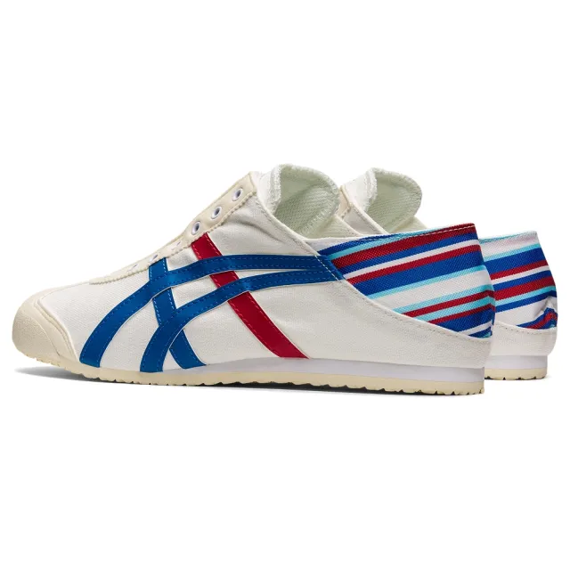 【Onitsuka Tiger】鬼塚虎 官方旗艦店 MEXICO 66 PARATY 休閒鞋/踩腳鞋/懶人鞋 白色(1183C316-100)