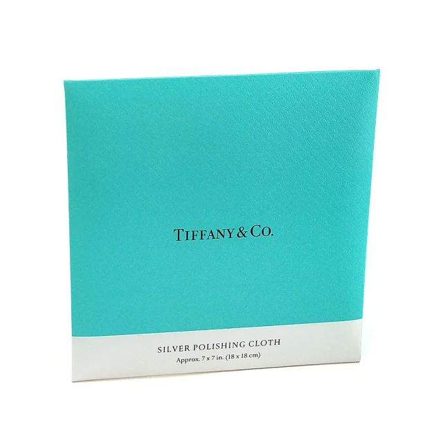 【Tiffany&Co. 蒂芙尼】純銀專用拋光清潔保養拭銀布18x18公分(專櫃缺貨款)