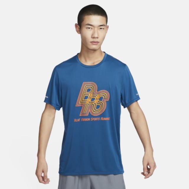 【NIKE 耐吉】上衣 男款 短袖上衣 運動 AS M NK RUN ENERGY RISE 365 SS 藍 FN3295-476