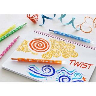 【Faber-Castell】德國輝柏 旋轉蠟筆24色
