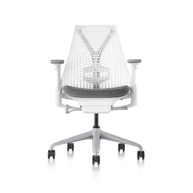 【Herman Miller】Sayl 全功能-白框/灰座 l 原廠授權商世代家具(人體工學椅/辦公椅/主管椅)