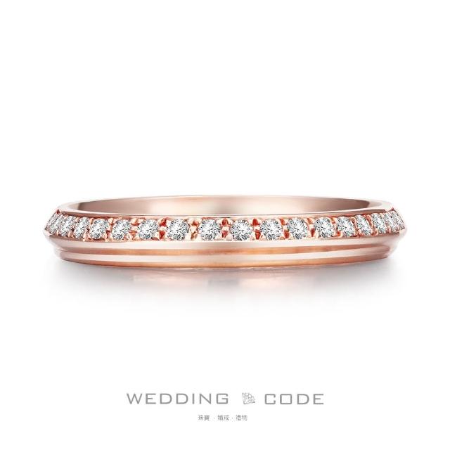 【WEDDING CODE】14K金 20分鑽石女戒 2288玫(天然鑽石 母親節 現貨)