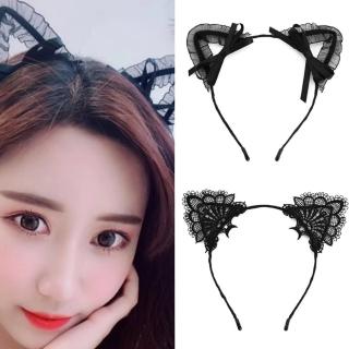 【HaNA 梨花】母親節禮物 情趣配飾．浪漫氛圍感蕾絲貓耳朵髮箍女僕