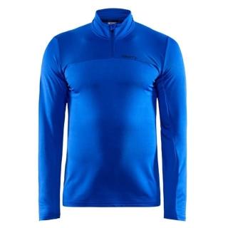 【CRAFT】男 CORE Gain midlayer 長袖拉鍊立領中層衣.排汗衣.休閒運動上衣(1909496-360000 瑞典藍)