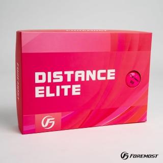 【Foremost】Distance Elite 嫩粉 二層球 高爾夫球(2024款 色球 小白球 超遠距)