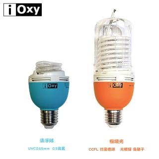 【IOXY】微型清淨器禮盒 ☆雙燈球（極境光/ 清淨球 超強抗菌除味組合）(CCFL 抗菌燈球 抑菌淨化)