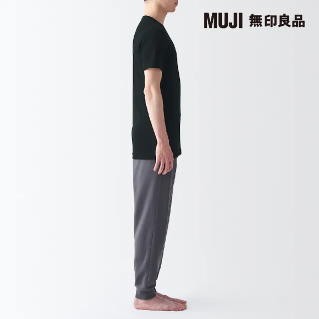 【MUJI 無印良品】男清爽舒適棉質V領短袖T恤(共3色)