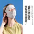 【SUNORO】夏季全臉透氣涼感冰絲防曬面罩(戶外防曬口罩 UPF50+防紫外線)