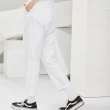 【Dickies】女款白色純棉附腰帶口袋設計工裝長褲｜DK010236C4D