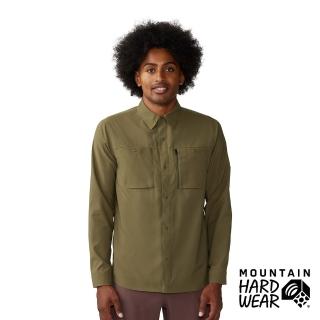 【Mountain Hardwear】Trail Sender Long Sleeve Men 防曬彈性長袖襯衫 搏擊綠 男款 #2068751