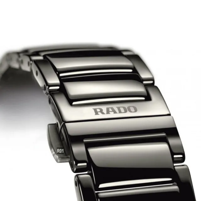 【Rado 雷達表】官方授權 True真我真鑽機械腕錶 40㎜電漿陶瓷4鑽款-加上鍊機＆5豪禮 R01(R27057712)