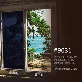 【Homemake】自粘遮陽隔熱-深藍_9E0022-9031(防窺/降溫/隔熱/抗紫外線)