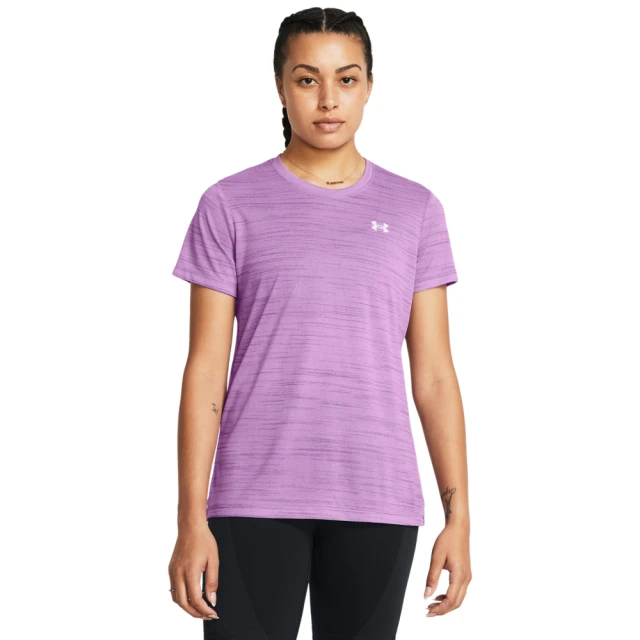 UNDER ARMOUR UA 女 Tech Tiger 短袖T-Shirt_1384222-560(王牌紫)