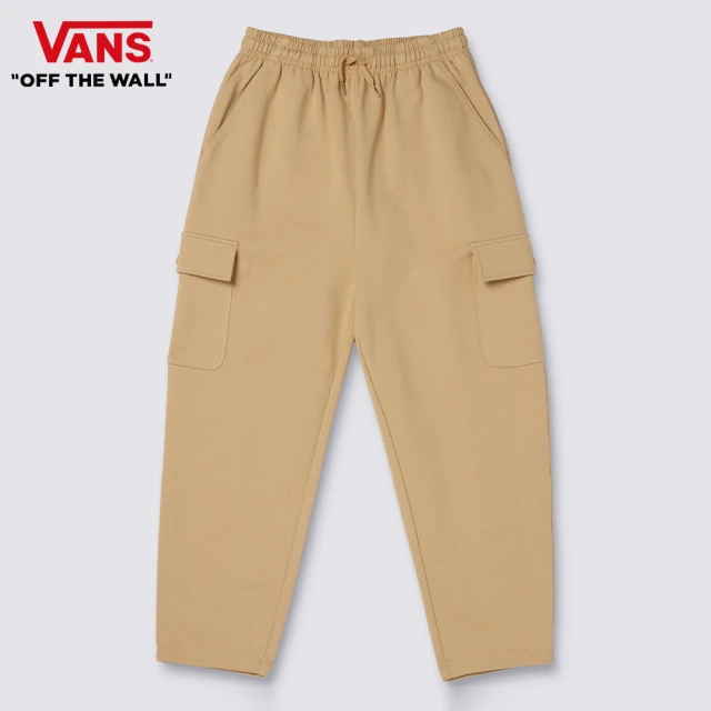 VANS 官方旗艦 Baggy Cargo 女款奶茶色運動長褲