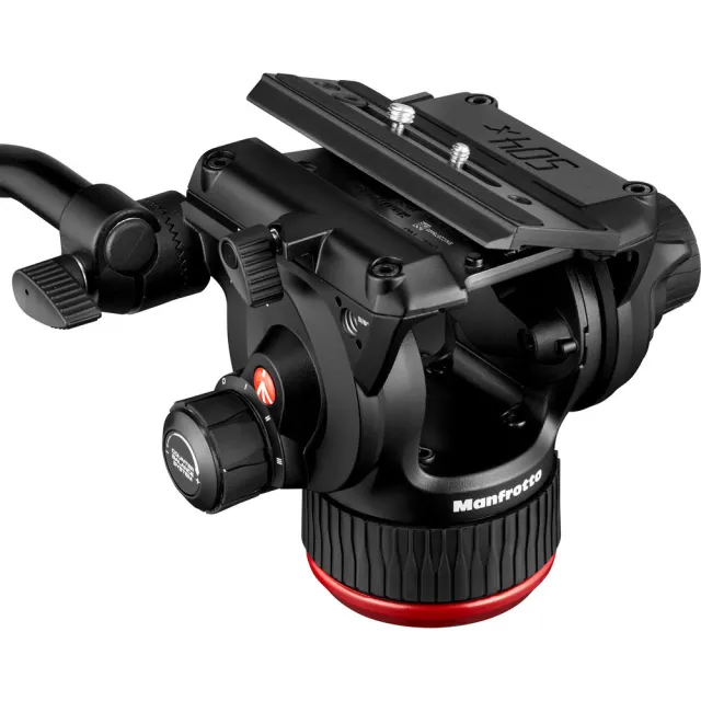 【Manfrotto 曼富圖】504X MVH504XAH 液壓攝錄兩用雲台(公司貨 油壓雲台 飛羽攝影 載重12公斤)