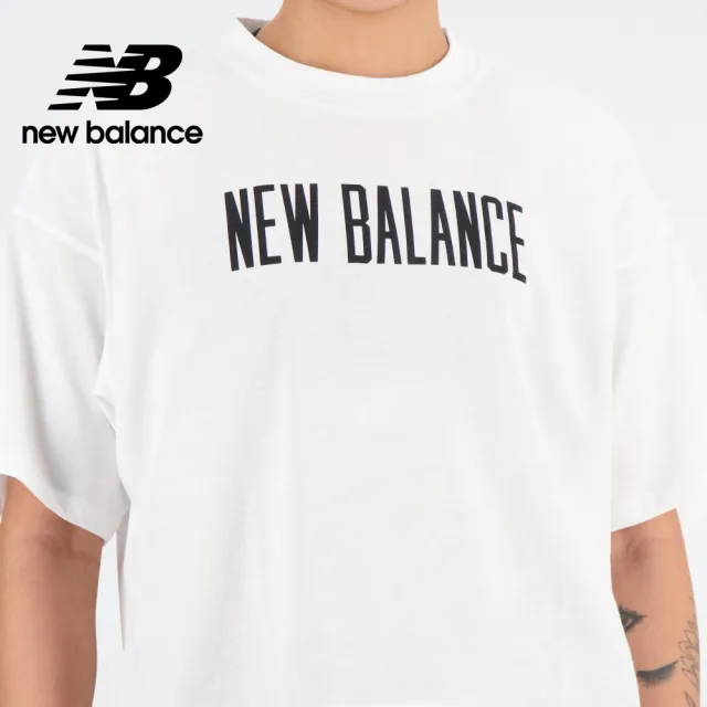 【NEW BALANCE】NB 涼感短版圓領短袖上衣_女性_白色_WT33172WT(美版 版型偏大)