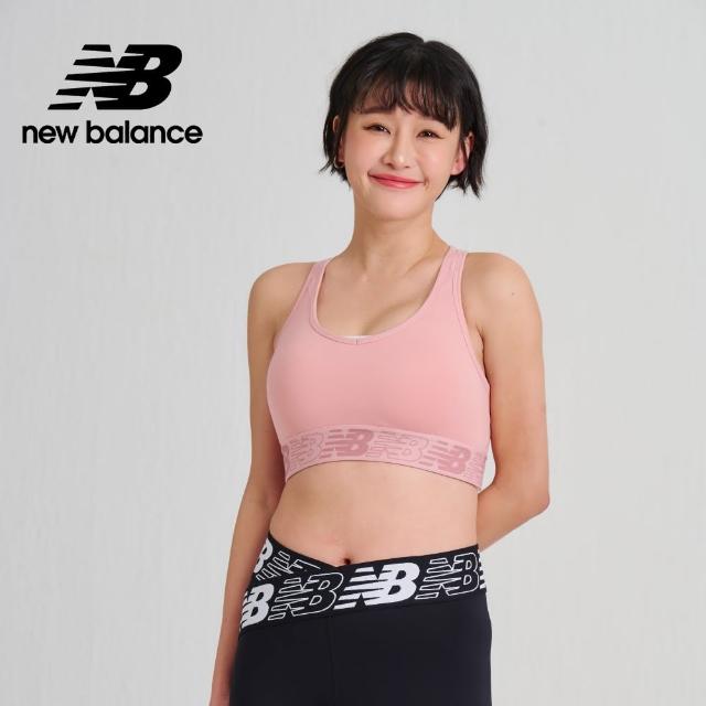 【NEW BALANCE】NB 透氣排汗T字型美背運動內衣_女性_灰粉色_AWB11034POO(亞版 版型正常)