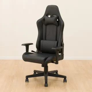 【NITORI 宜得利家居】電競椅 電腦椅 辦公椅 GM707 BK/BK(電競椅 電腦椅 辦公椅 GM707)
