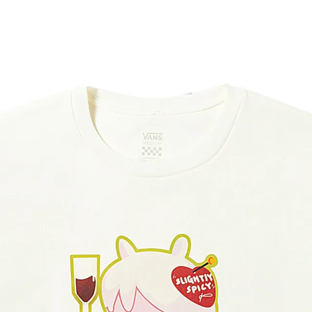 【VANS 官方旗艦】OTW Art Collection NUTTSH Wanton 女款米白色短袖T恤