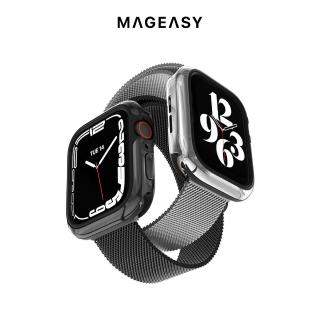 【SwitchEasy 魚骨牌】Apple Watch 8/7 45mm Odyssey Glossy Edition 奧德賽金屬手錶保護殼