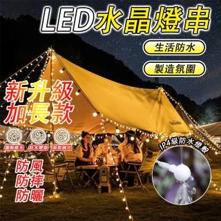 【LADUTA 拉布塔】led燈串 戶外露營燈串 氣氛燈 露營(造景夜燈戶外防水泡泡燈 露營燈)