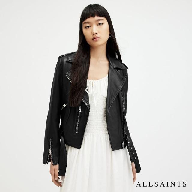 【ALLSAINTS】BALFERN 柔軟綿羊皮寬鬆騎士皮衣  W084LB(舒適版型)