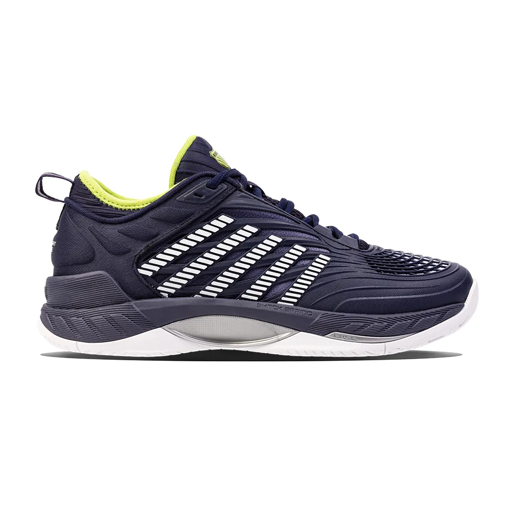 【K-SWISS】輕量進階網球鞋 Hypercourt Supreme 2-男-藍/萊姆綠(09071-494)