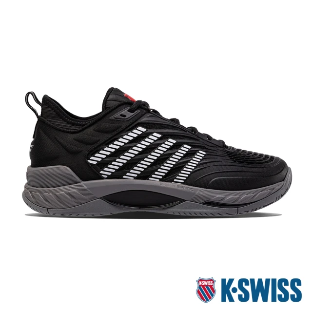 【K-SWISS】輕量進階網球鞋 Hypercourt Supreme 2-男-黑(09071-038)