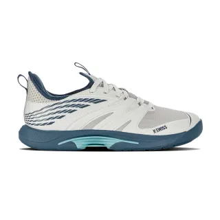 【K-SWISS】輕量進階網球鞋 SpeedTrac-男-白/藍(07392-161)