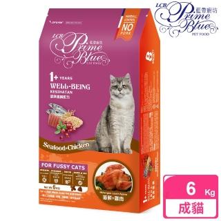 【LCB藍帶廚坊】WELL健康挑嘴貓 6kg 海鮮雞肉配方(成貓 老貓 熟齡貓 貓飼料 寵物飼料)