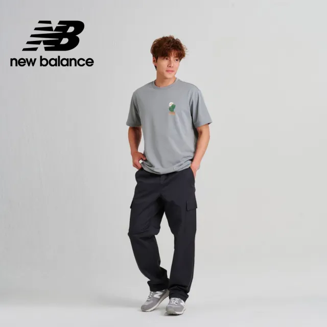 【NEW BALANCE】NB SDS可愛仙人掌厚磅短袖上衣_男裝_灰色_AMT33356YST(亞版 版型正常)