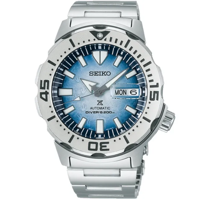 【SEIKO 精工】愛海洋 南極企鵝腳印 黑潮 機械腕錶 七夕 情人節 送禮 (三款可選)