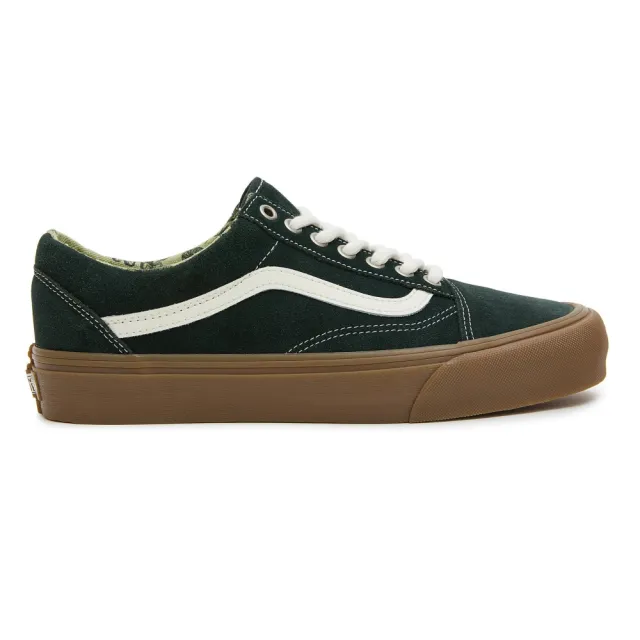 【VANS 官方旗艦】Old Skool VR3 男女款墨綠色滑板鞋/休閒鞋