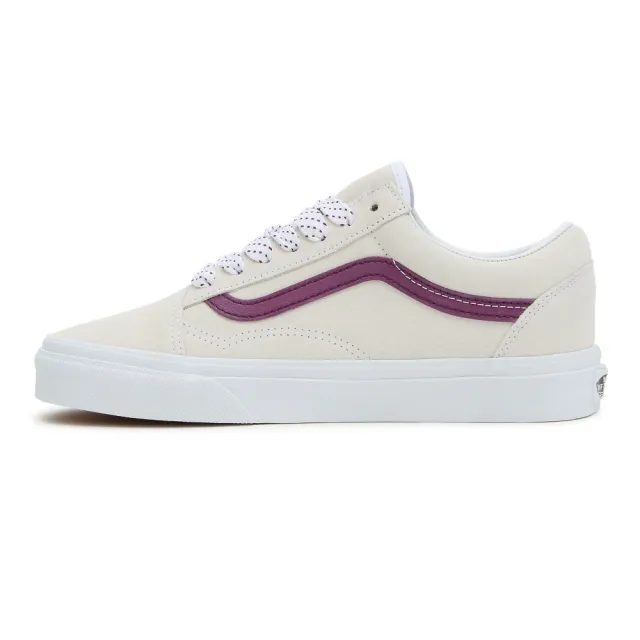 【VANS 官方旗艦】Old Skool 男女款米色滑板鞋/休閒鞋