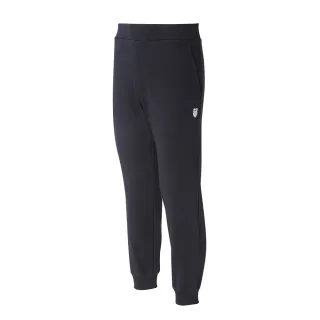 【K-SWISS】棉質毛圈運動長褲 Basic Sweat Pants-男-黑(109360-008)