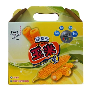 【義竹農會】心意足玉米棒-玉米濃湯口味禮盒X1盒(102gX5包/盒 奶蛋素)