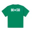 【CONVERSE】One Star Tee 男款 綠色 寬鬆版 重磅 棉質 短T 上衣 短袖 10026573-A03