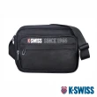 【K-SWISS】運動斜肩包 Shoulder Bag-黑(BG370-008)