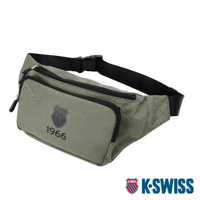 【K-SWISS】運動腰包 Fanny Pack-橄欖綠(BG368-397)